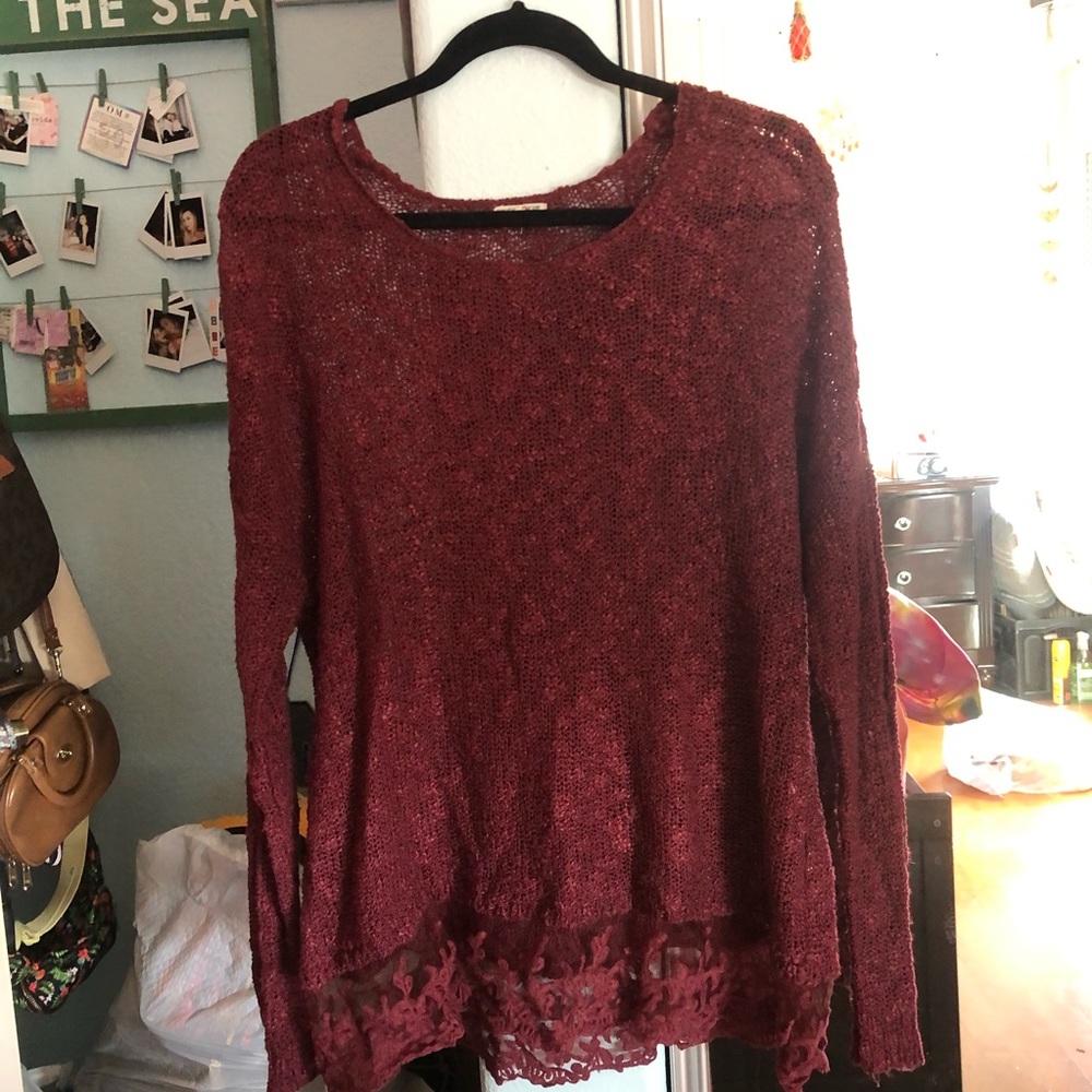 🌼Knitted long sleeve top